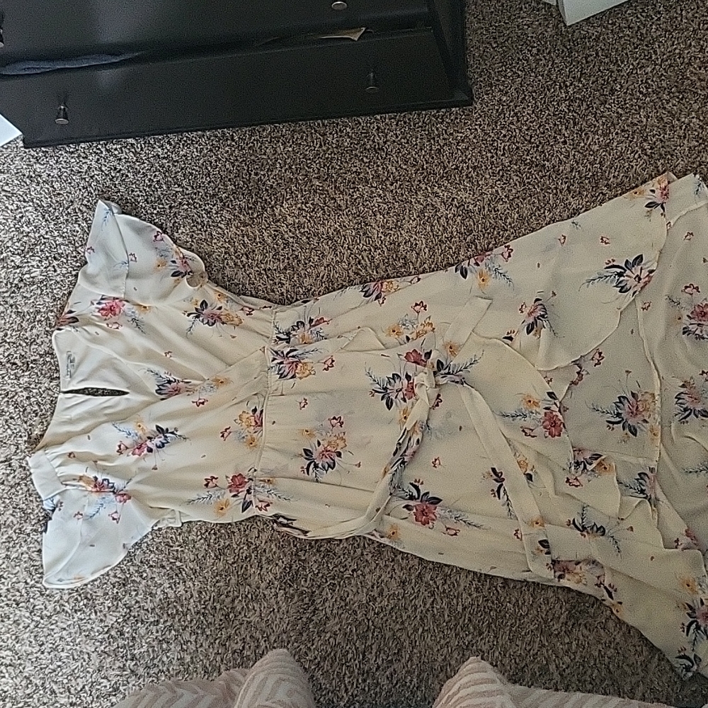 Floral High Low dress